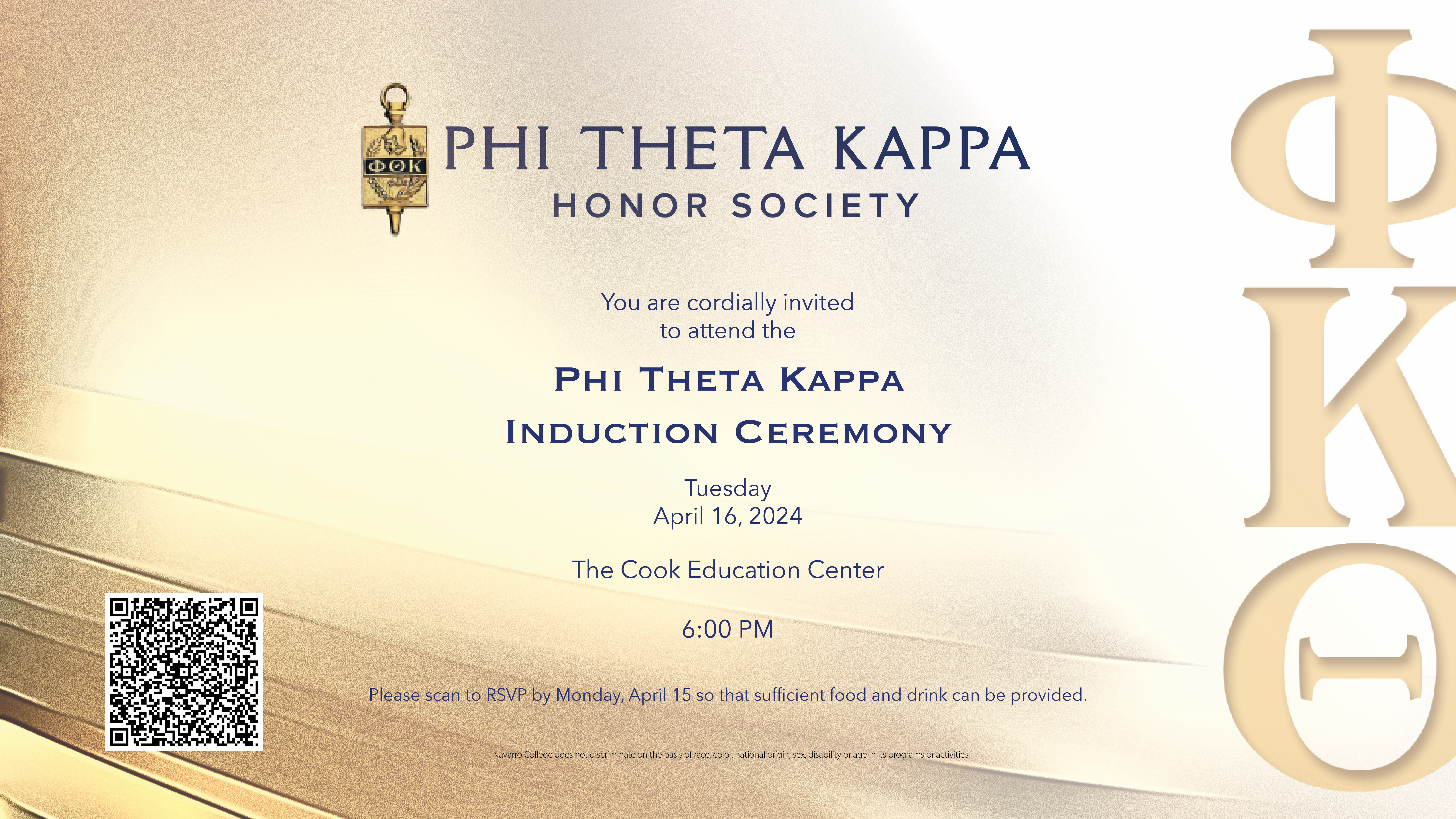 PTK Invitation and RSVP